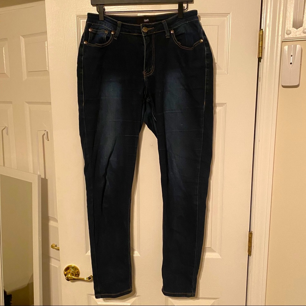 Straight Blue Jeans